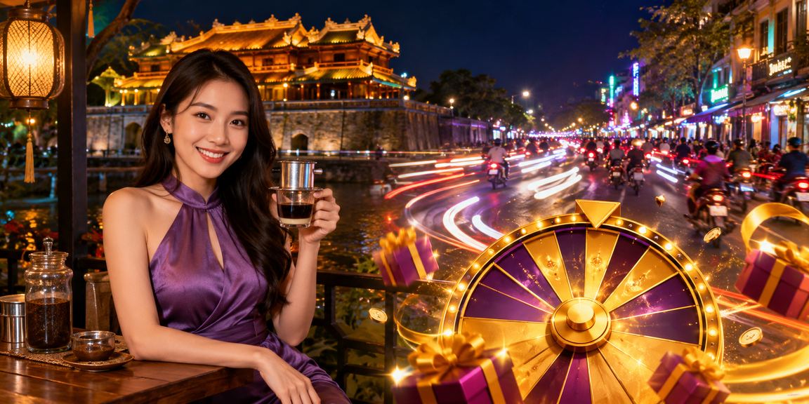 Người chơi tại Huế trải nghiệm Roulette bên tách cà phê buổi sáng